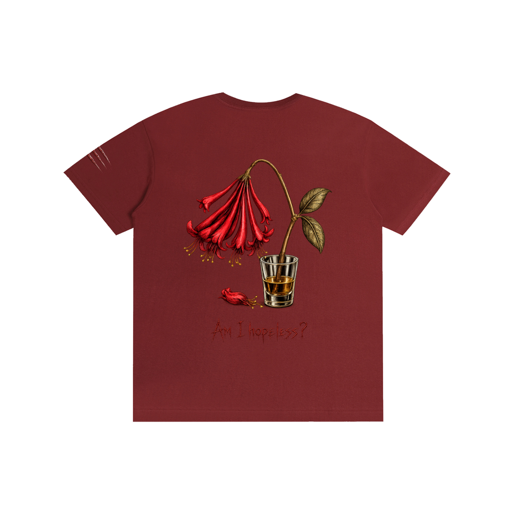 "Am I Hopeless" Honeysuckle Flower Cotton Unisex Tee