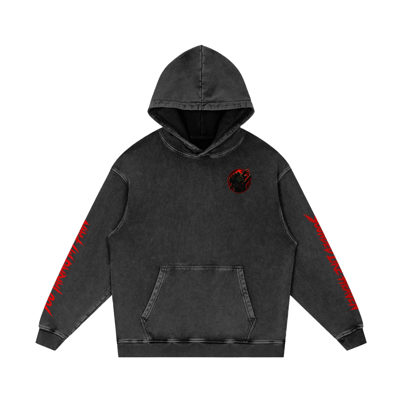 LLIND "Sounded Like Heaven" Snow Washed Loose Cotton Hoodie