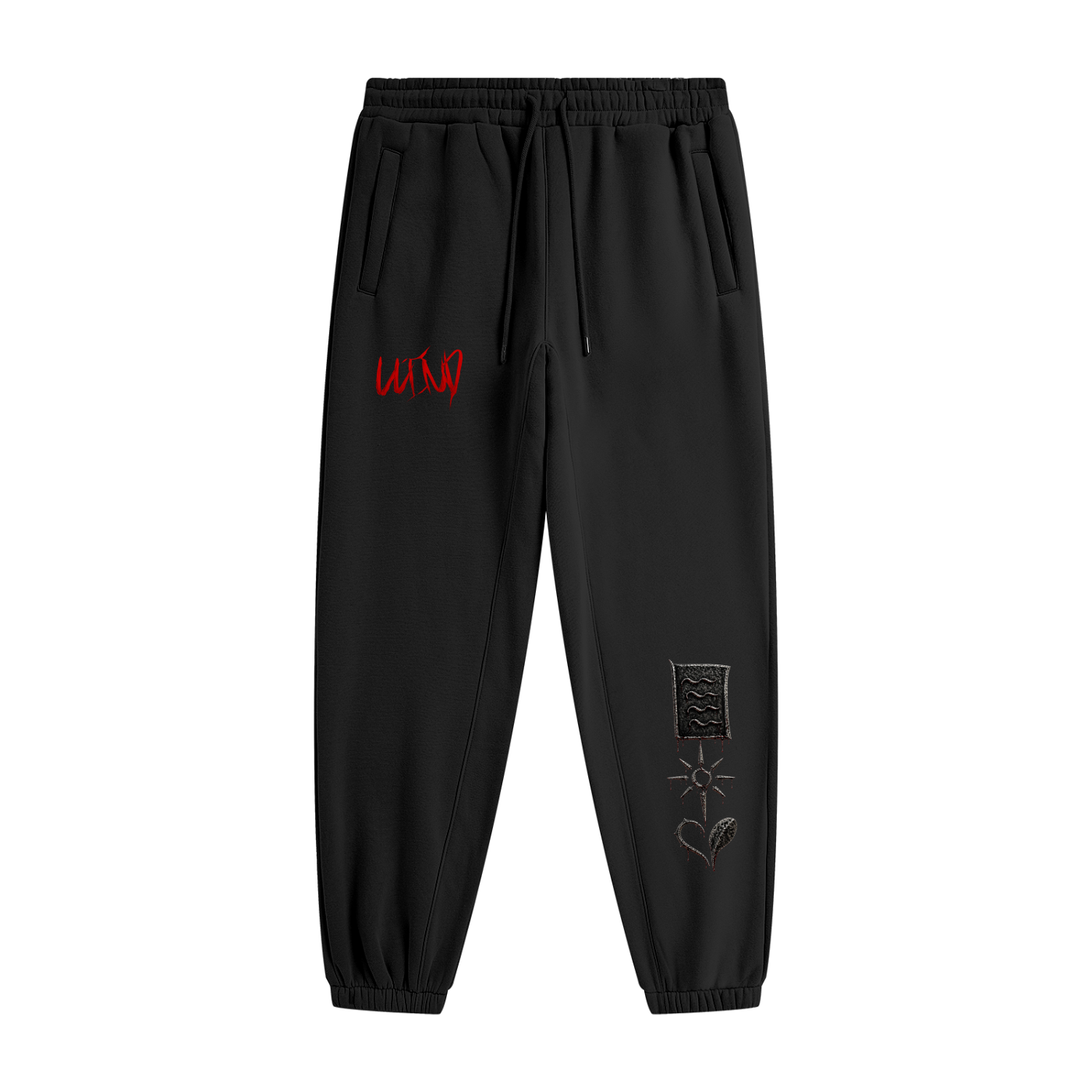 Love Letters IN the Dark Emblem Unisex Heavyweight Fleece Joggers