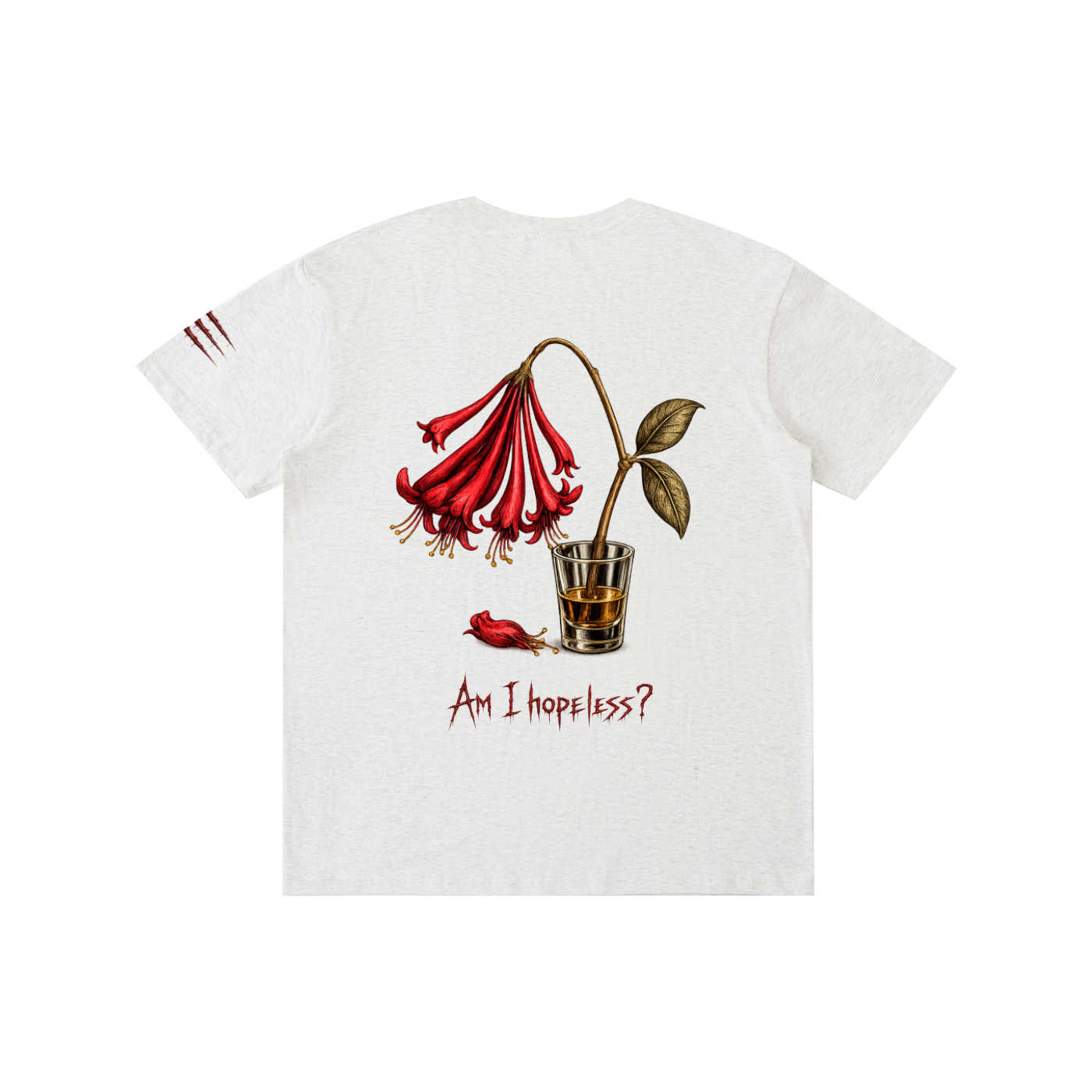 "Am I Hopeless" Honeysuckle Flower Cotton Unisex Tee