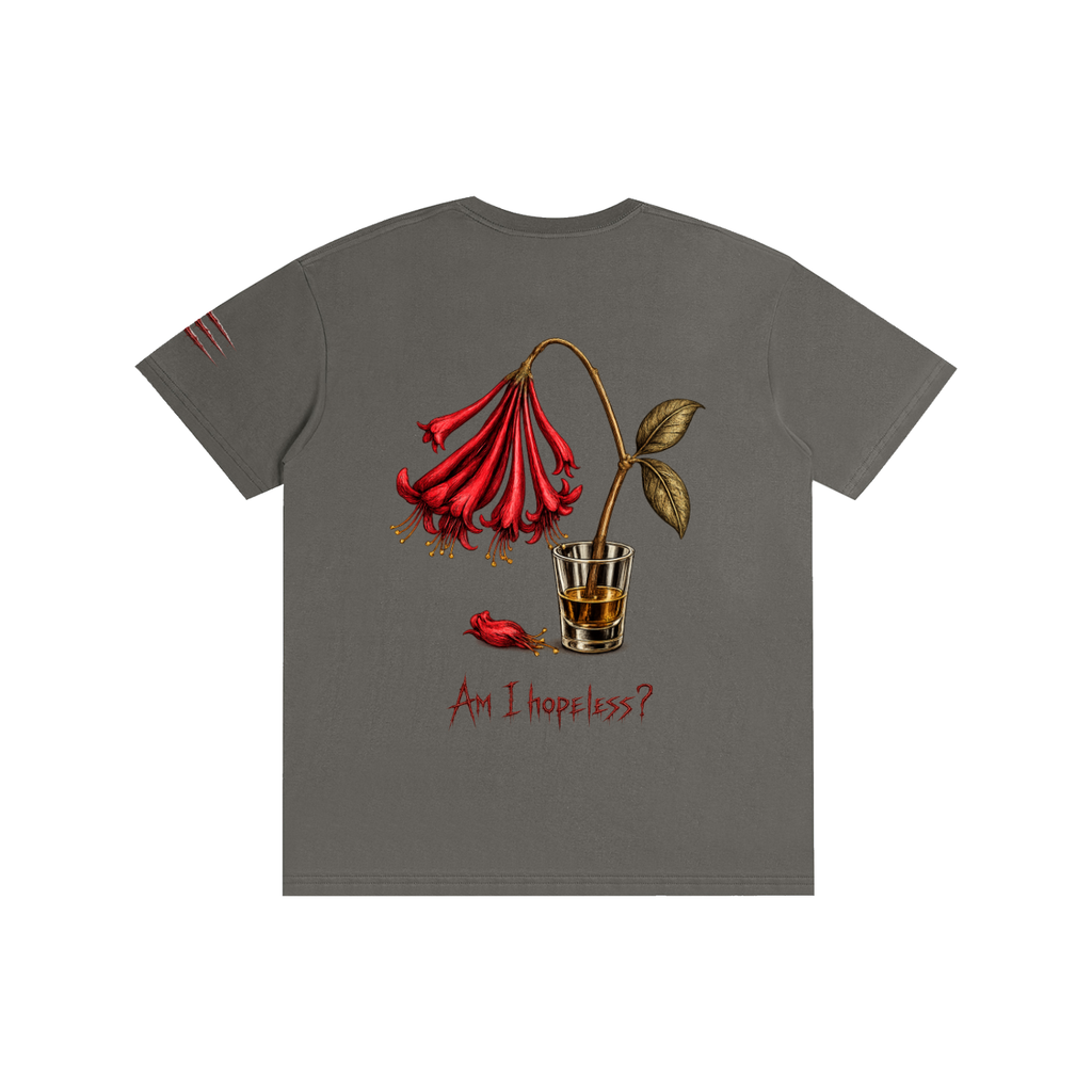 "Am I Hopeless" Honeysuckle Flower Cotton Unisex Tee