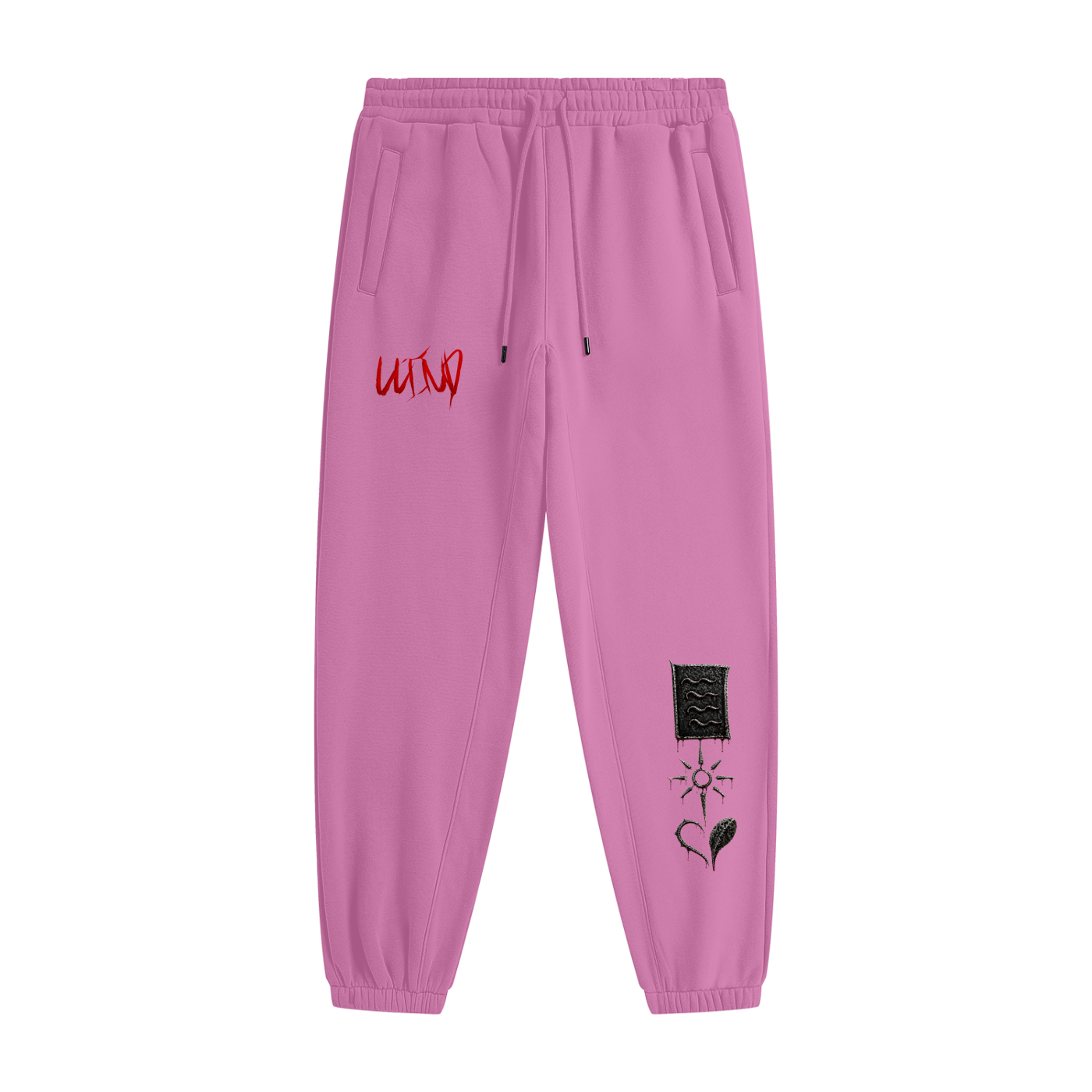 Love Letters IN the Dark Emblem Unisex Heavyweight Fleece Joggers