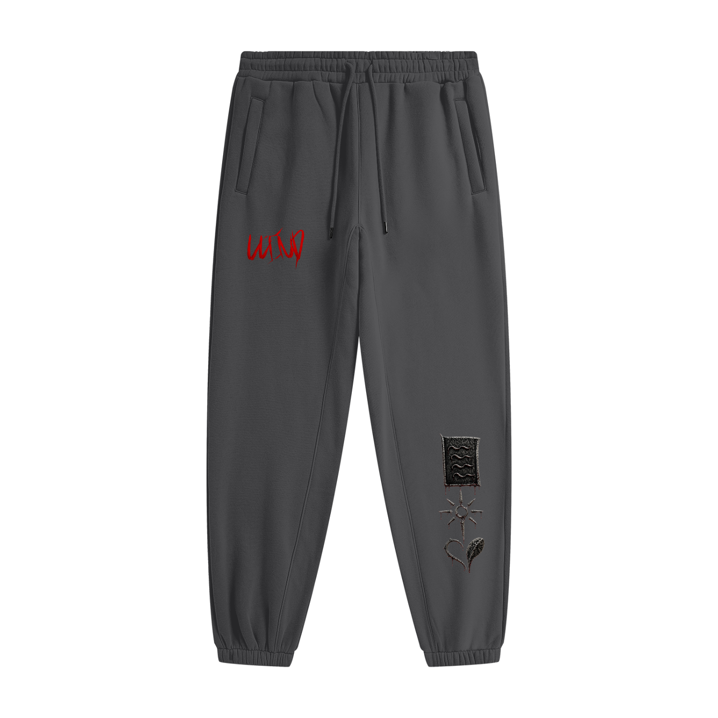 Love Letters IN the Dark Emblem Unisex Heavyweight Fleece Joggers