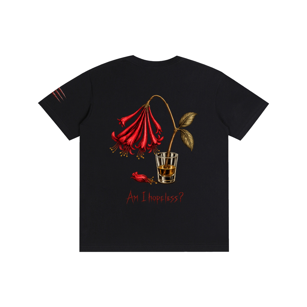 "Am I Hopeless" Honeysuckle Flower Cotton Unisex Tee