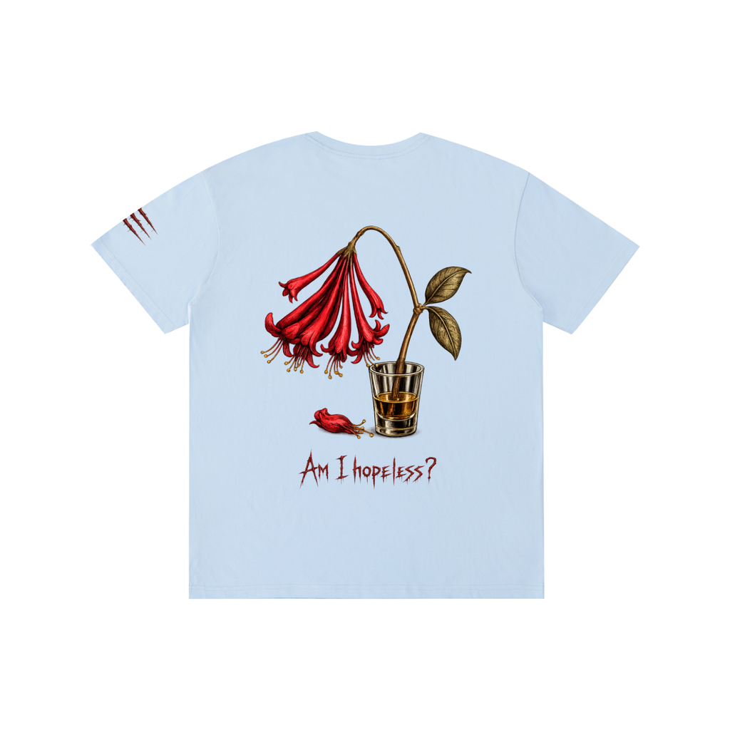 "Am I Hopeless" Honeysuckle Flower Cotton Unisex Tee