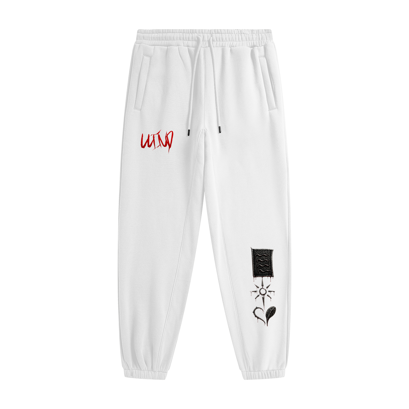 Love Letters IN the Dark Emblem Unisex Heavyweight Fleece Joggers
